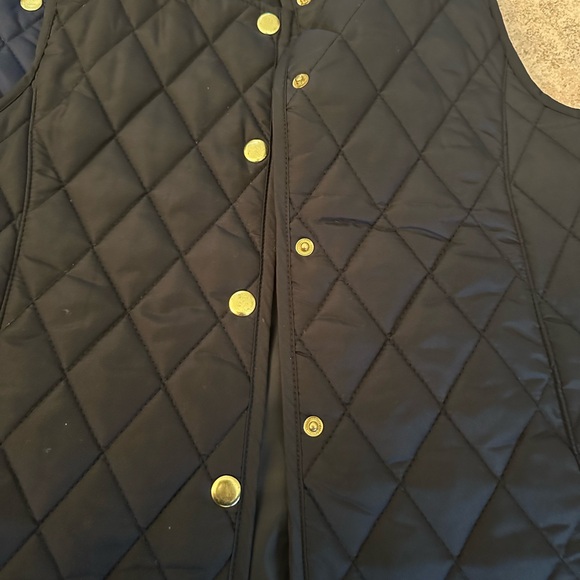Kids Quilted Vest - Black and Navy - Picture 4 of 7